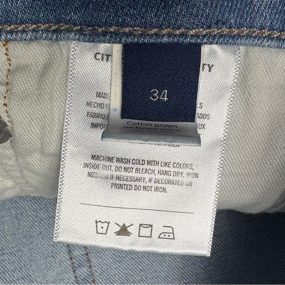 NWT Citizens of Humanity Palma High Rise Straight Leg Jeans Lisbon 34 Raw Hem - Picture 13 of 16
